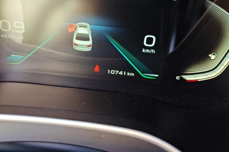 Used Geely Auto Emgrand 2020 1.5L Manual Upward Edition Odometer Close Up