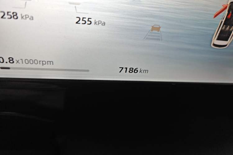 Used Geely Auto Monjaro L 2024 2.0TD High-Power Automatic Two-Wheel Drive Skyline Edition Odometer Close Up