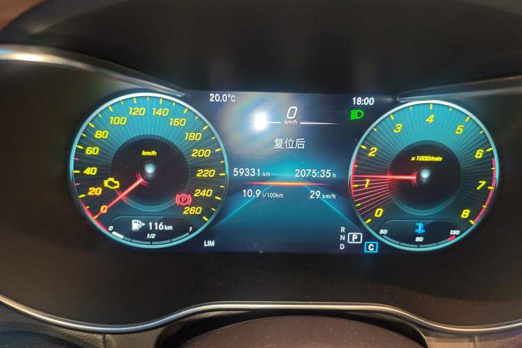Used Mercedes-Benz GLC 2022 Second Facelift GLC 260 L 4MATIC Luxury Edition Instrument Cluster
