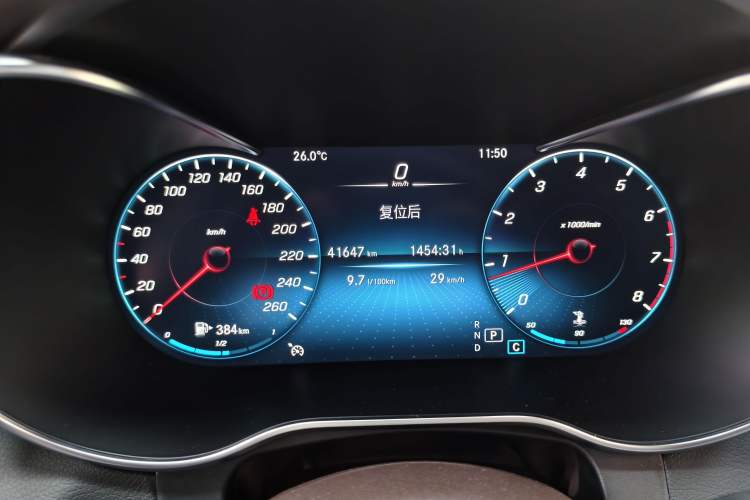 Used Mercedes-Benz GLC 2022 Facelifted GLC 260 L 4MATIC Dynamic Edition Instrument Cluster