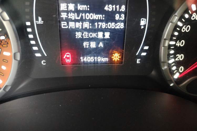 Used Jeep Renegade 2018 Connected Large Screen Version 180T Automatic High-Energy Edition Odometer Close Up