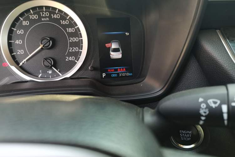 Used Toyota Allion 2021 2.0L Ambition Edition Odometer Close Up