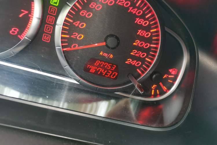 Used Mazda 6 2013 2.0L Automatic Ultra-Luxury Model Odometer Close Up