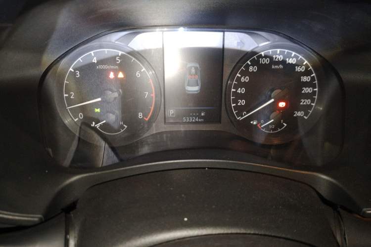 Used Nissan Teana 2021 2.0L XL Comfort Edition Odometer Close Up