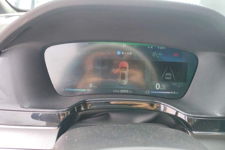 Used BYD Tang New Energy 2024 DM-i Glory Edition 112KM Prestige Model Instrument Cluster