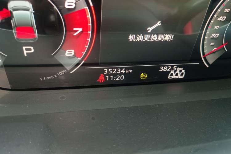 Used Audi Q3 Sportback 2022 40 TFSI Fashion Model Odometer Close Up