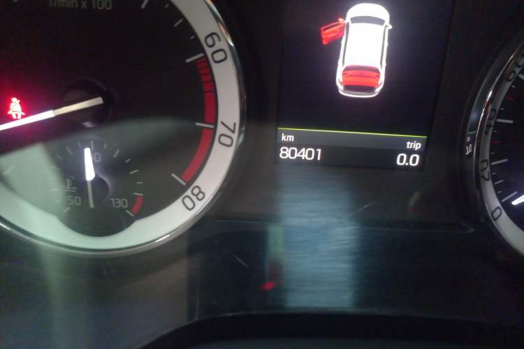 Used Skoda Kodiaq 2018 TSI380 7-Seater Four-Wheel-Drive Flagship Edition Odometer Close Up