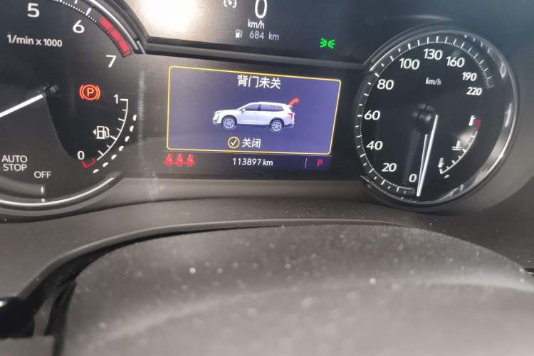 Used Cadillac XT6 2020 28T Seven-Seater Fashion Edition Odometer Close Up