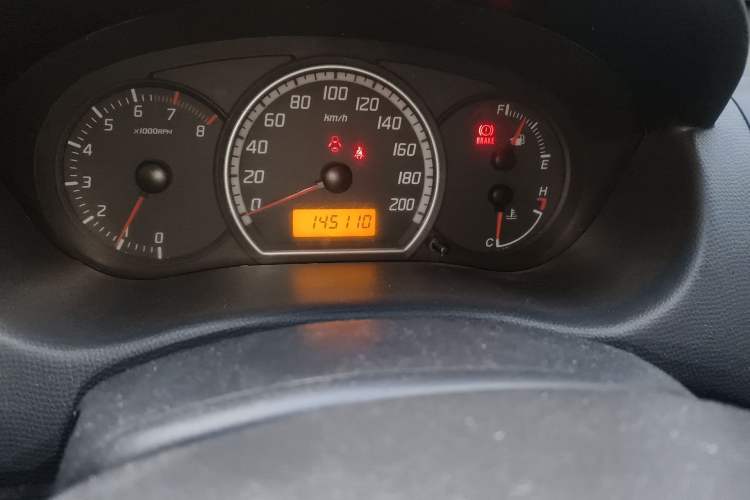 Used Suzuki Swift 2012 1.3L Manual Value Edition Odometer Close Up