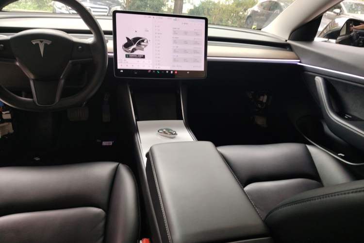 Used Tesla Model 3 2020 Standard Range Rear-Wheel Drive Upgraded Version Audio And AC Panel