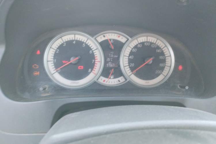 Used Suzuki Liana A6 2015 Hatchback 1.4L Manual Enjoyment Model Odometer Close Up