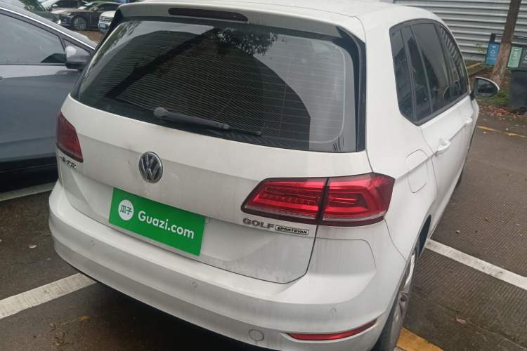 Used Volkswagen Golf Sportsvan 2019 1.6L Automatic Pure Model China V Standard Rear Right 45 Deg