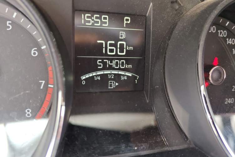 Used Volkswagen Bora 2018 1.5L Automatic Comfort Model Odometer Close Up