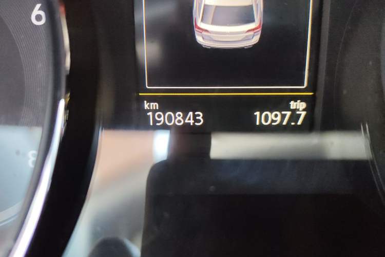 Used Volkswagen Teramont 2019 380TSI Four-Wheel Drive Comfort Edition China VI Standard Odometer Close Up