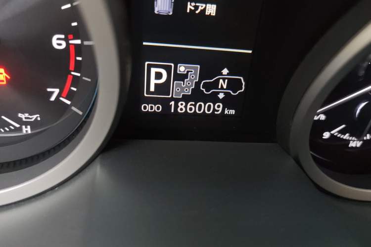 Used Toyota Land Cruiser  Odometer Close Up