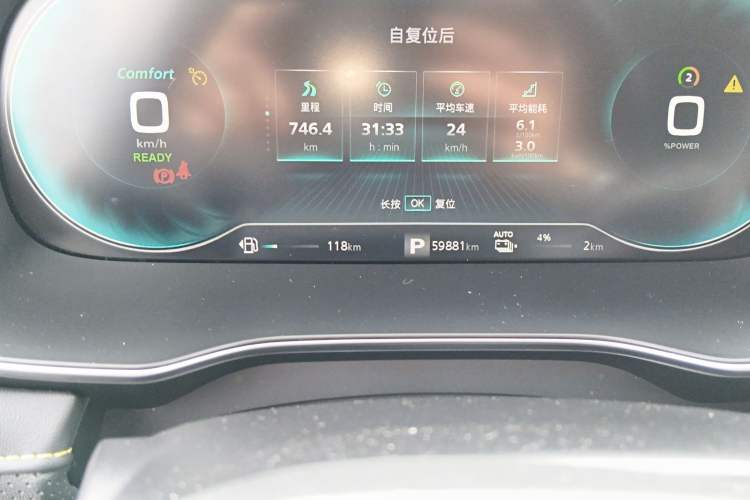 Used Roewe RX5 New Energy 2020 ePLUS National Trend Ronglin Luxury Edition Odometer Close Up