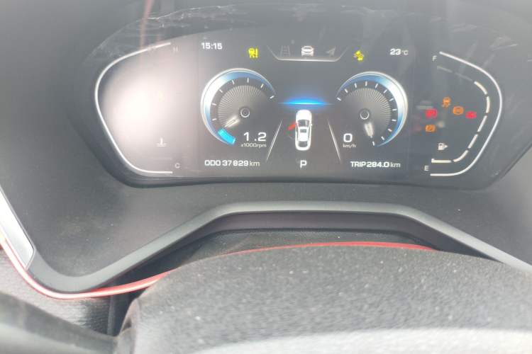 Used SOL A5 2021 1.5T CVT Prestige Smart Connectivity Model Odometer Close Up