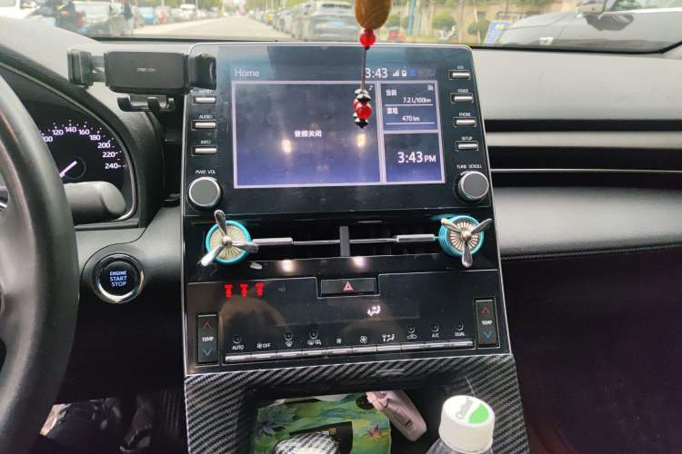 Used Toyota Avalon 2021 2.5L Luxury Edition Audio And AC Panel