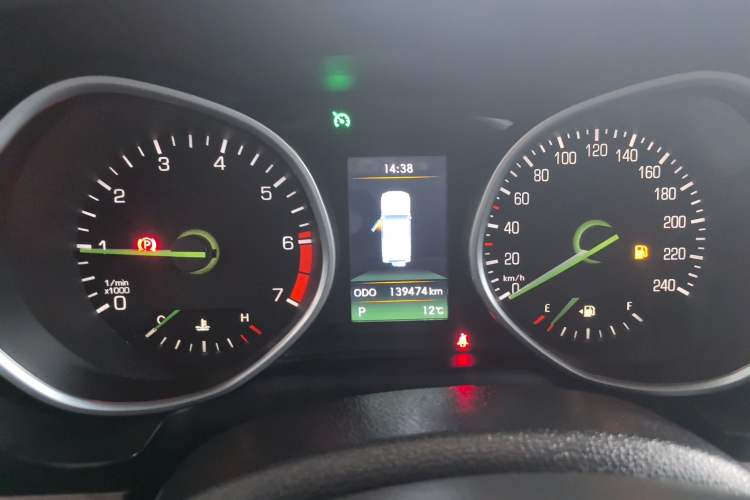 Used BAIC Off-Road BJ80 2018 2.3T Automatic Premium Version China V Emission Standard Instrument Cluster