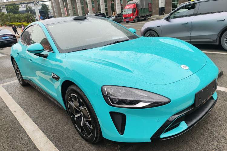 Used Xiaomi Auto SU7 2024 Rear-Drive Ultra-Long Range Advanced Pro-Level Intelligent Driving Version Front Right 45 Deg