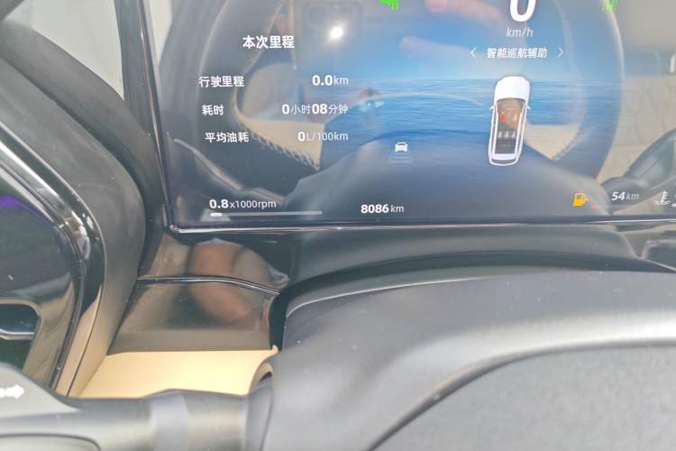 Used Geely Auto Monjaro L 2025 Dongfang Yao 2.0TD Automatic Lanxing Edition Odometer Close Up