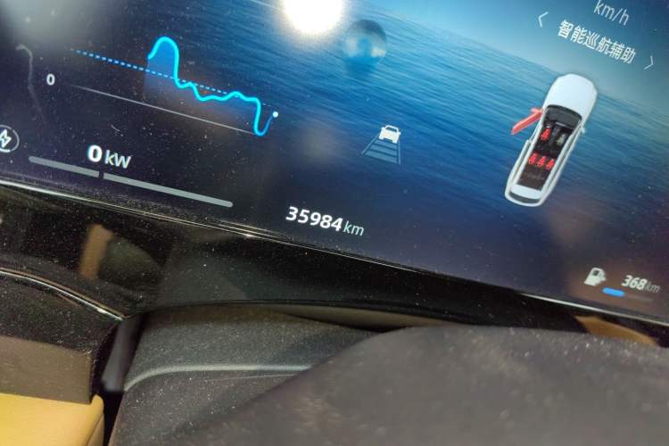 Used Geely Auto Monjaro L Intelligent Engine 2024 1.5T Tiangong Edition Odometer Close Up