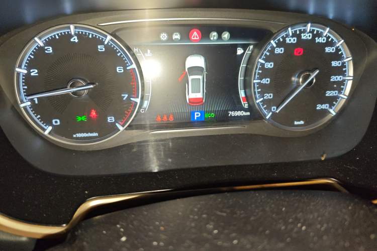 Used GAC Trumpchi GS5 2019 270T Automatic Luxury Edition Odometer Close Up