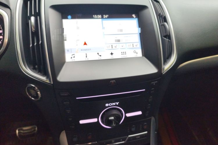 Used Ford Edge 2016 EcoBoost 245 Four-Wheel Drive Titanium 7-Seater Audio And AC Panel