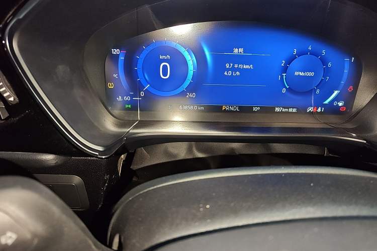 Used Ford Escape 2020 EcoBoost 245 Four-Wheel Drive Luxury Edition Odometer Close Up