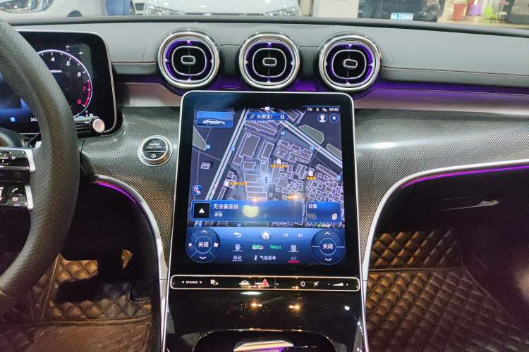 Used Mercedes-Benz C-Class 2023 Restyled C 260 L Night Edition Sports Version Audio And AC Panel