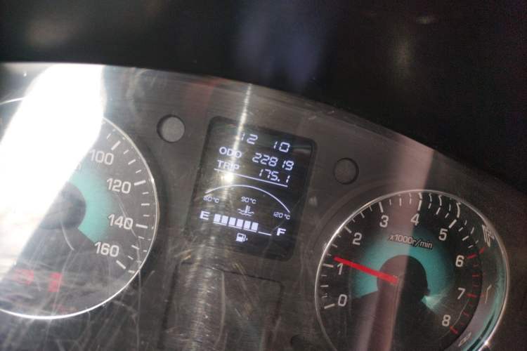 Used Jinbei New Hiace S 2021 1.5L Wealth Van Non-Air-Conditioned Version China VI Standard SWC15M Odometer Close Up