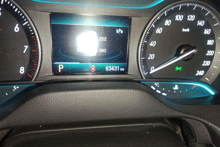 Used Buick GT 2021 Revised Version Flagship 1.5L Automatic Elite Edition Odometer Close Up