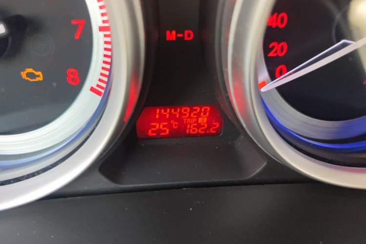 Used Mazda 6 2010 2.0L Automatic Luxury Edition Odometer Close Up