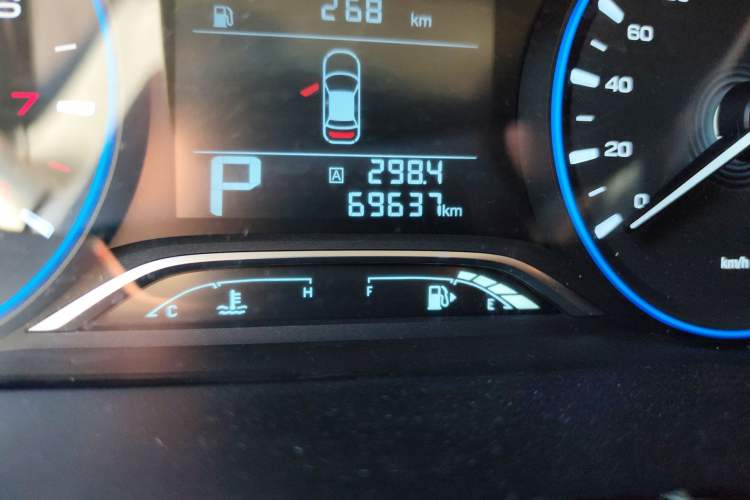 Used GAC Trumpchi GS4 2018 235T Automatic Two-Wheel Drive Elite Edition Odometer Close Up