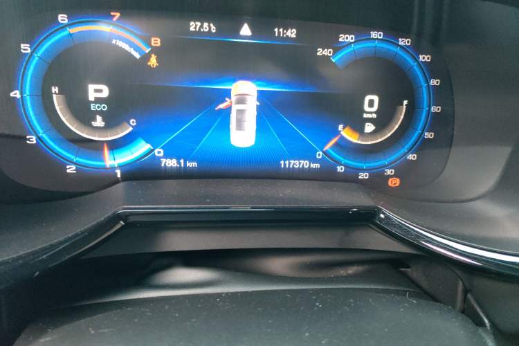 Used GAC Trumpchi GS8 2020 390T Two-Wheel Drive Luxury Smart Connectivity Version (7 Seats) Odometer Close Up