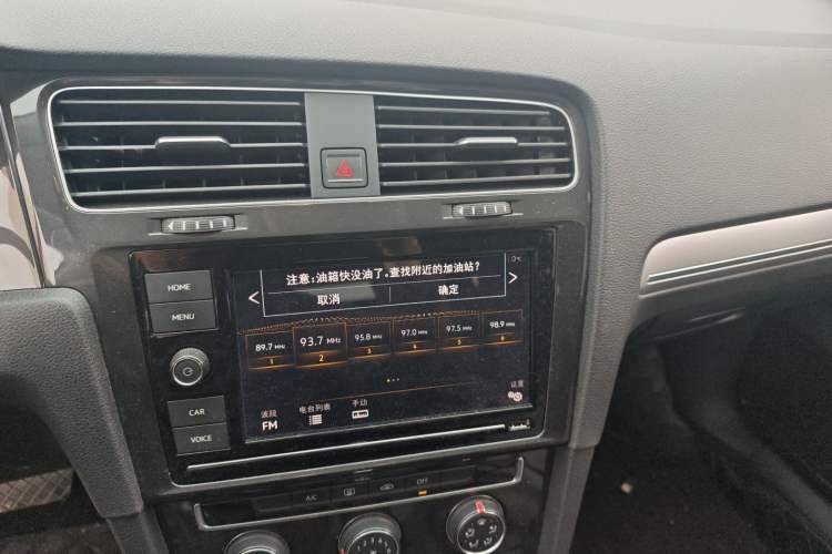 Used Volkswagen Golf 2019 280TSI DSG Comfort Version China V Standard Audio And AC Panel