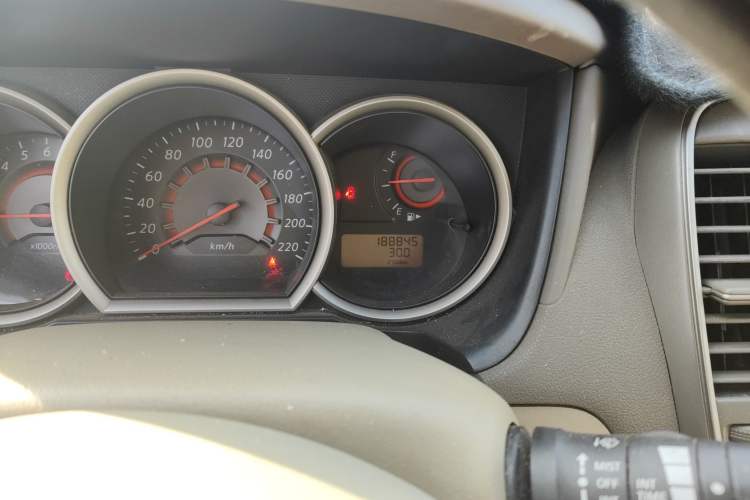 Used Nissan Sylphy 2012 Classic 1.6XE Manual Comfort Edition Odometer Close Up