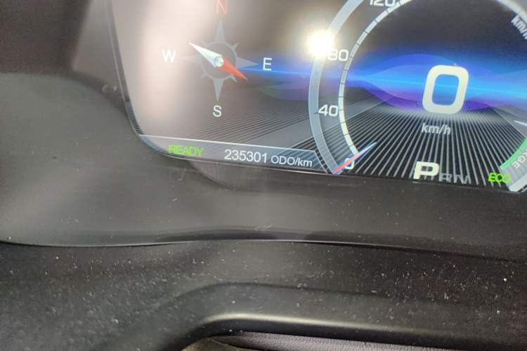 Used AION Trumpchi GE3 2018 530 Internet Enjoyment Version Odometer Close Up