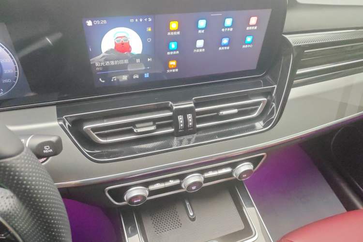 Used Hongqi HS5 2023 2.0T Four-Wheel Drive Flagship Pro 500 000th Unit Commemorative Edition Audio And AC Panel