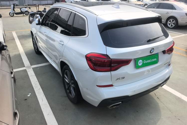 Used BMW X3 2020 xDrive25i M Sport Package Rear Left 45 Deg