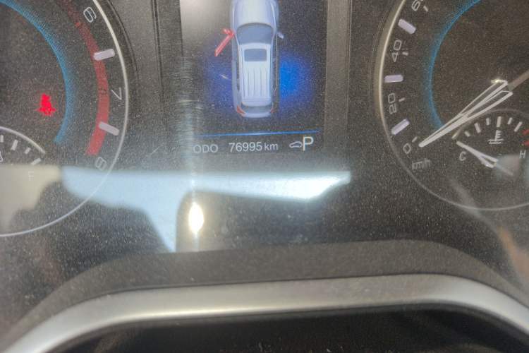 Used Haval H2 2017 Blue Label 1.5T Automatic Two-Wheel Drive Luxury Model Odometer Close Up