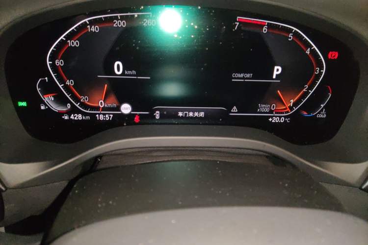 Used BMW X3 2020 xDrive30i Luxury Model with M Sport Package Instrument Cluster