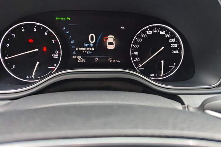 Used Toyota Avalon 2019 2.5L Touring Premium Version China VI Standard Odometer Close Up