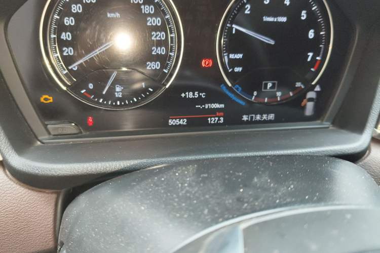 Used BMW X1 2019 xDrive20Li Luxury Model Odometer Close Up