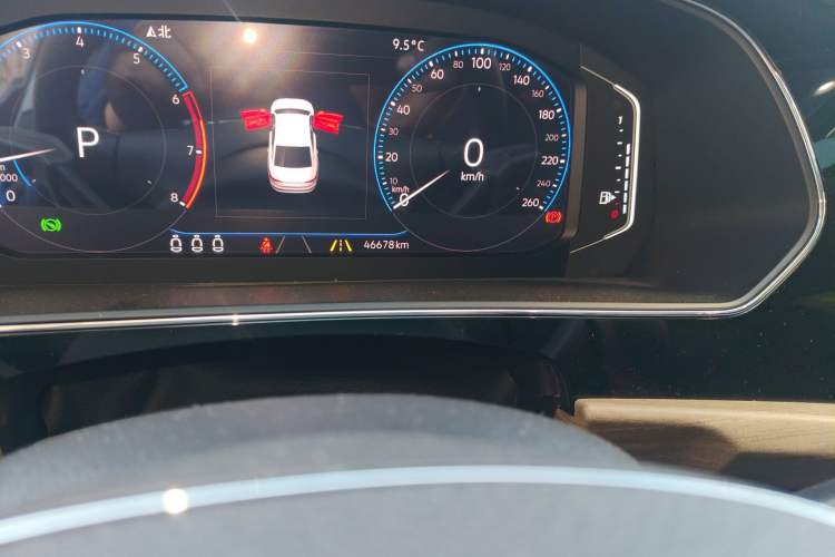 Used Volkswagen Passat 2019 330TSI Prestige Edition China VI Standard Odometer Close Up