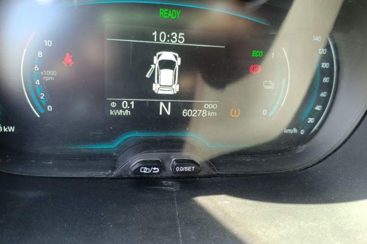 Used Chery QQ Little Ant 2019 4-Seater Smart Edition 35 kWh Odometer Close Up