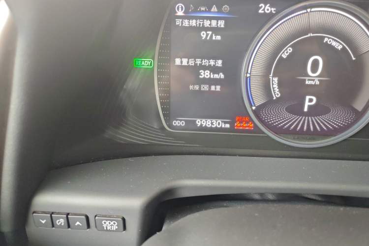 Used Lexus ES 2018 300h Premier Edition China VI Standard Odometer Close Up