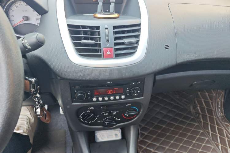Used Peugeot 207 2011 Hatchback 1.4L Manual Yule Edition Audio And AC Panel