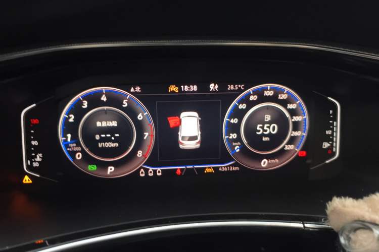 Used Volkswagen Tayron 2020 330TSI Two-Wheel Drive Luxury Smart Connectivity Version Instrument Cluster