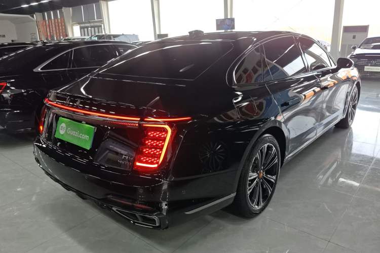 Used Hongqi H9 2024 2.0T Qichang Private Enjoyment Luxury Edition Rear Right 45 Deg